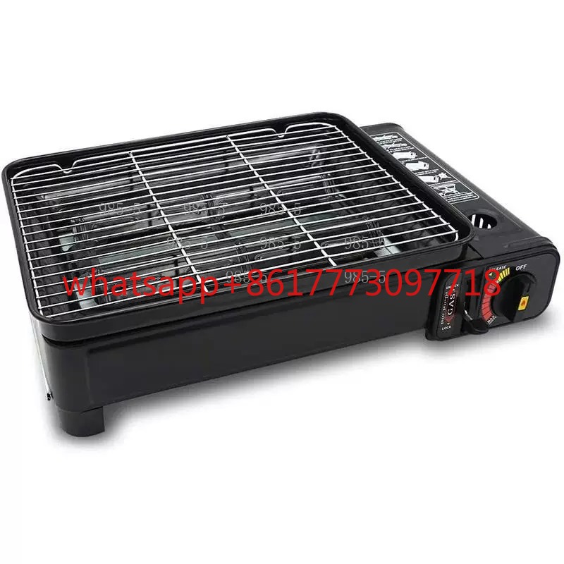 Camping Cooking Gas Stove Portable Tool - เตาแก๊สบิวเทนแบบพกพาสำหรับใช้งานกลางแจ้ง เตาย่างบาร์บีคิวไร้ควัน อุปกรณ์ทำอาหารสำหรับตั้งแคมป์และใช้ในบ้าน