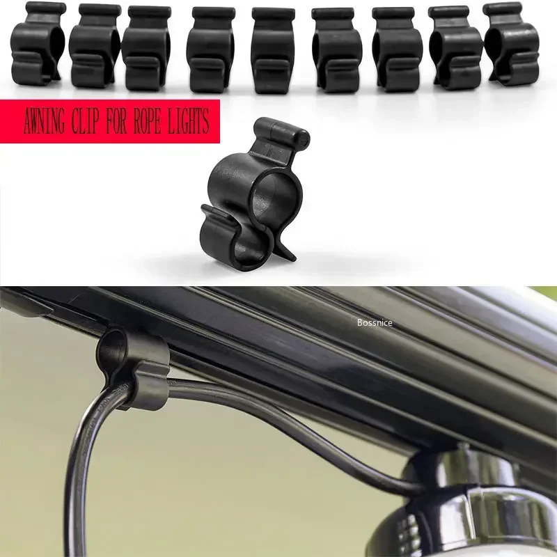 Camping Cooking Hanger - 10-20Pcs Camping Awning Hook คลิป Caravan