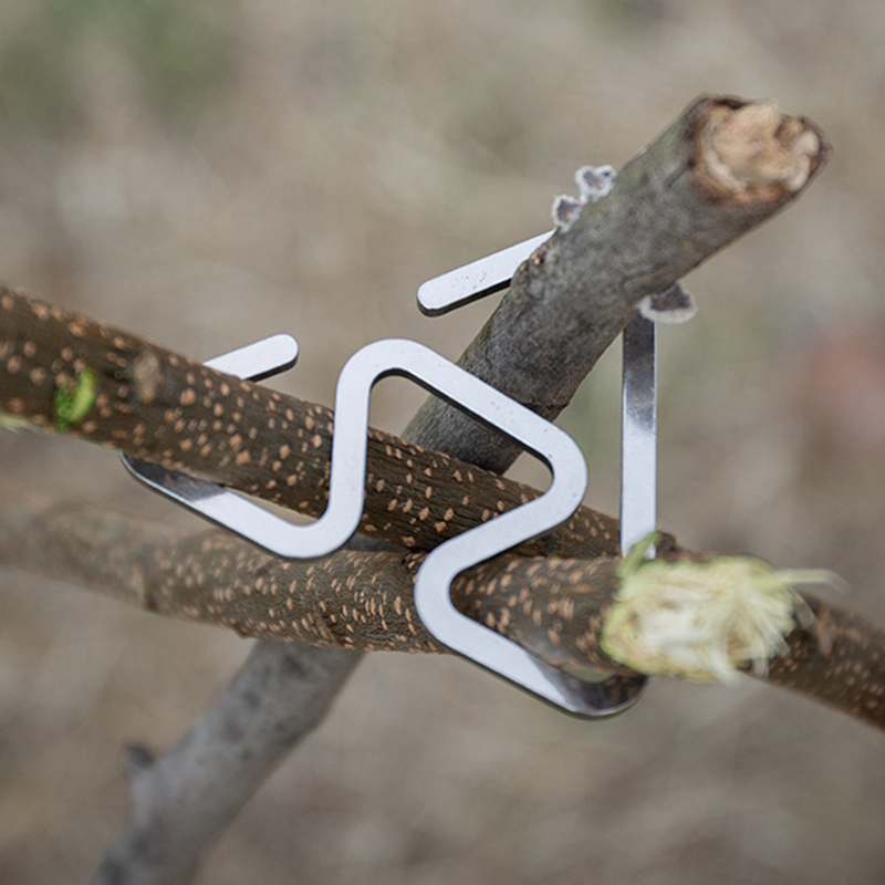 Camping Cooking Hanger - Outdoor Camping Multifunctional Integrated Hook โลหะเต็นท์โคมไฟ