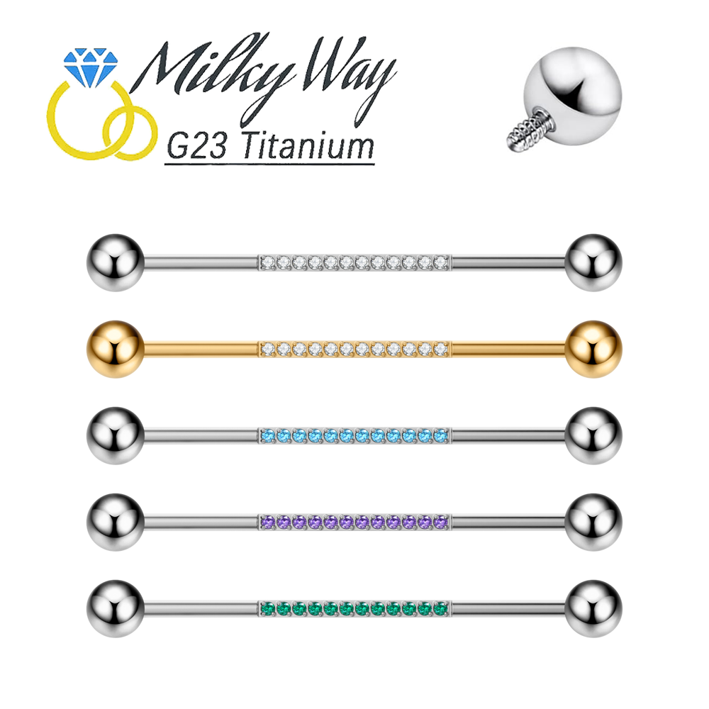 Mess Kit Titanium - G23 ไทเทเนียม Body Piercing เครื่องประดับ 14G