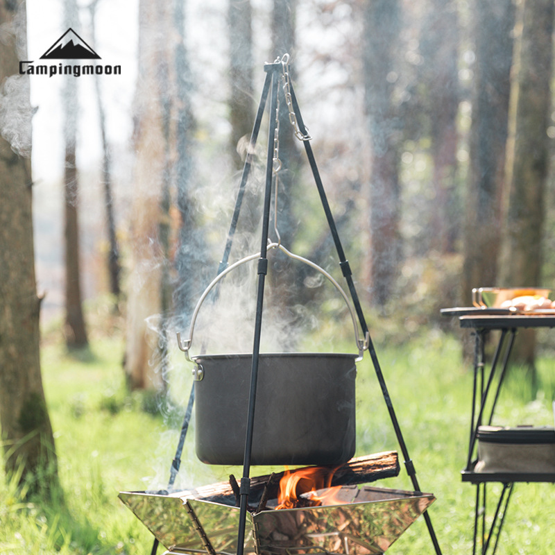 Camping Cooking Utensil Set - ชุดเครื่องครัวอลูมิเนียมอัลลอย MC-255 สำหรับตั้งแคมป์กลางแจ้ง, หม้อตั้งแคมป์แบบพกพา, อุปกรณ์ตั้งแคมป์, ชุดอุปกรณ์ทำอาหารกลางแจ้ง,