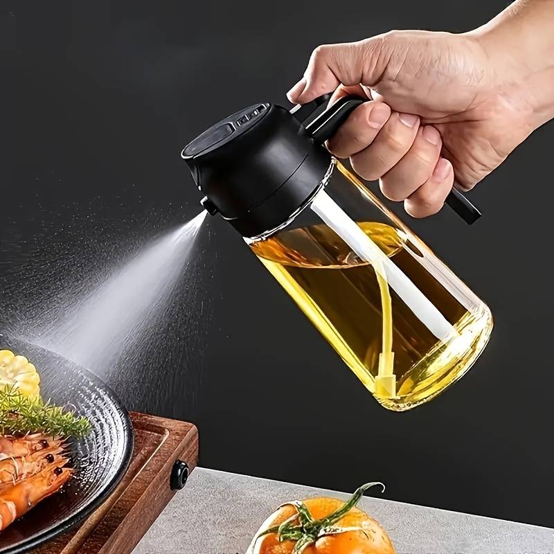 Camping Cooking Container - ขวดสเปรย์น้ำมันครัวขนาด 470 มล. สำหรับทำบาร์บีคิว น้ำมันมะกอก น้ำส้มสายชู