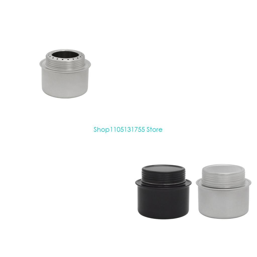 Camping Cooking Meals - K0EF Compacts Camp Stove เตาแอลกอฮอล์พร้อมตัวอลูมิเนียม เตาแคมป์อลูมิเนียมน้ำหนักเบาสำหรับแบกเป้และกลางแจ้ง