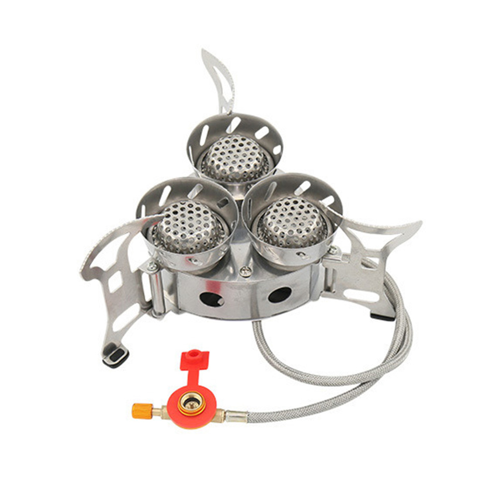 Camping Cooking Gas Stove Portable Tool - 11000W High Power Windproofกลางแจ้งทําอาหารเกียร์กระเป๋าแบบพกพาCampingแยกเตาแก๊สBurner