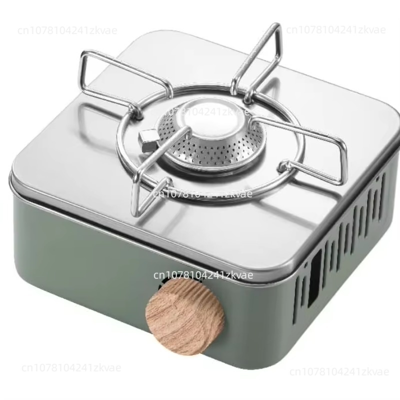 Camping Cooking Gas Stove Portable Tool - เตาแก๊สปิคนิคแบบพกพาพร้อมกระเป๋า สำหรับทำอาหารในร่มและกลางแจ้ง เหมาะสำหรับการใช้งานในกรณีฉุกเฉิน ไม่รวมกระป๋องแก๊ส