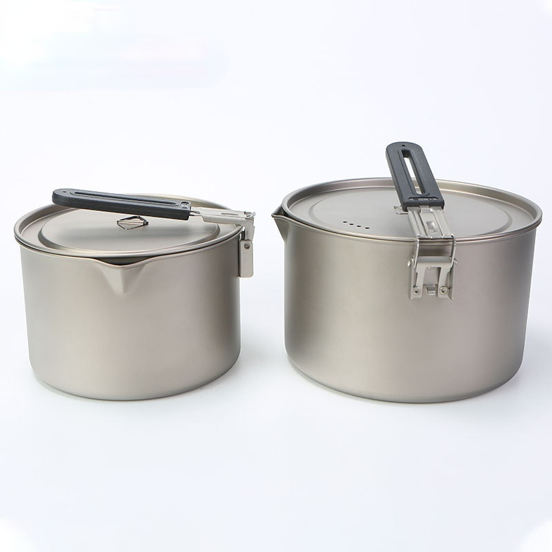 กระทะทอด หม้อทำอาหาร ไทเทเนียม - Camping Cooking Noodles บทวิจารณ์และราคา