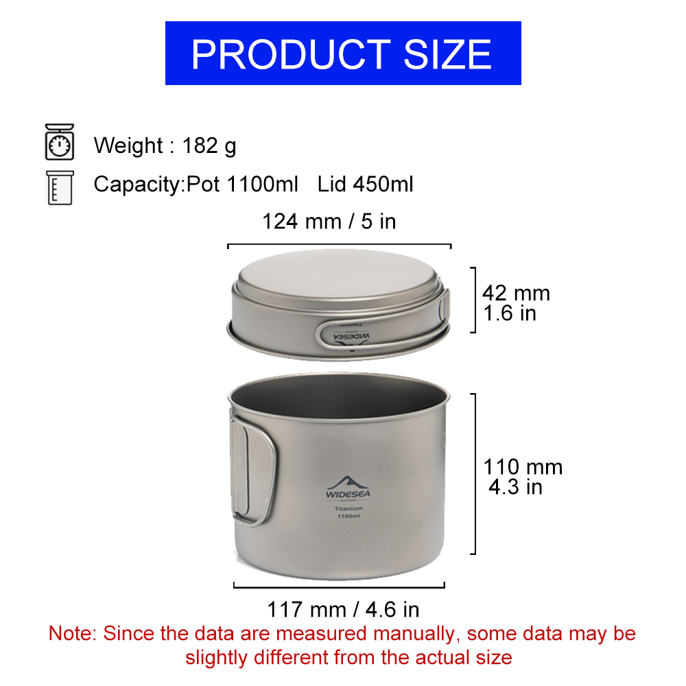 หม้อตั้งแคมป์ไทเทเนียม Ultrali - Camping Cooking Gear บทวิจารณ์และราคา