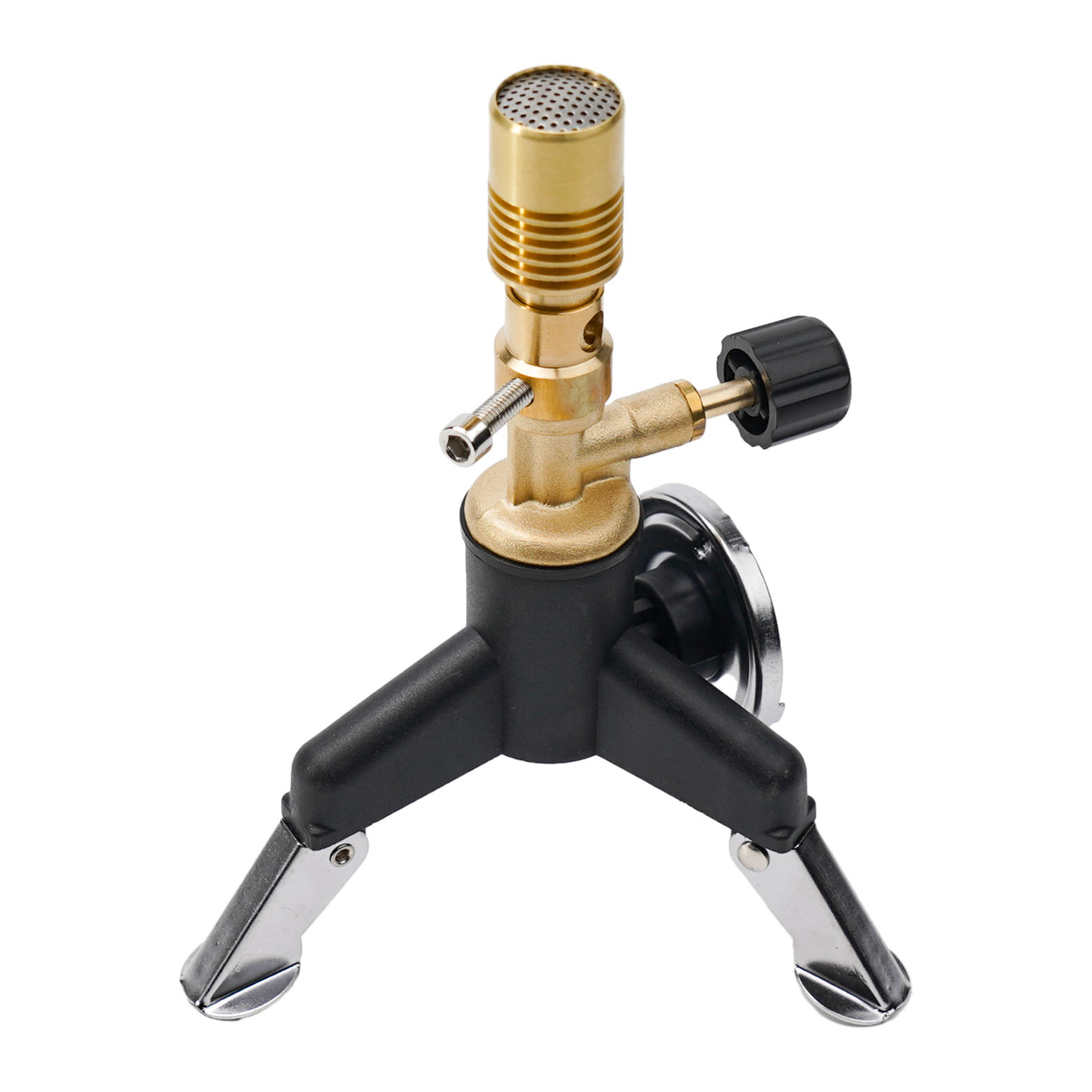 เตาแก๊สพกพาแบบทองเหลือง เตาบุน - Camping Cooking Gas Stove Portable Tool บทวิจารณ์และราคา