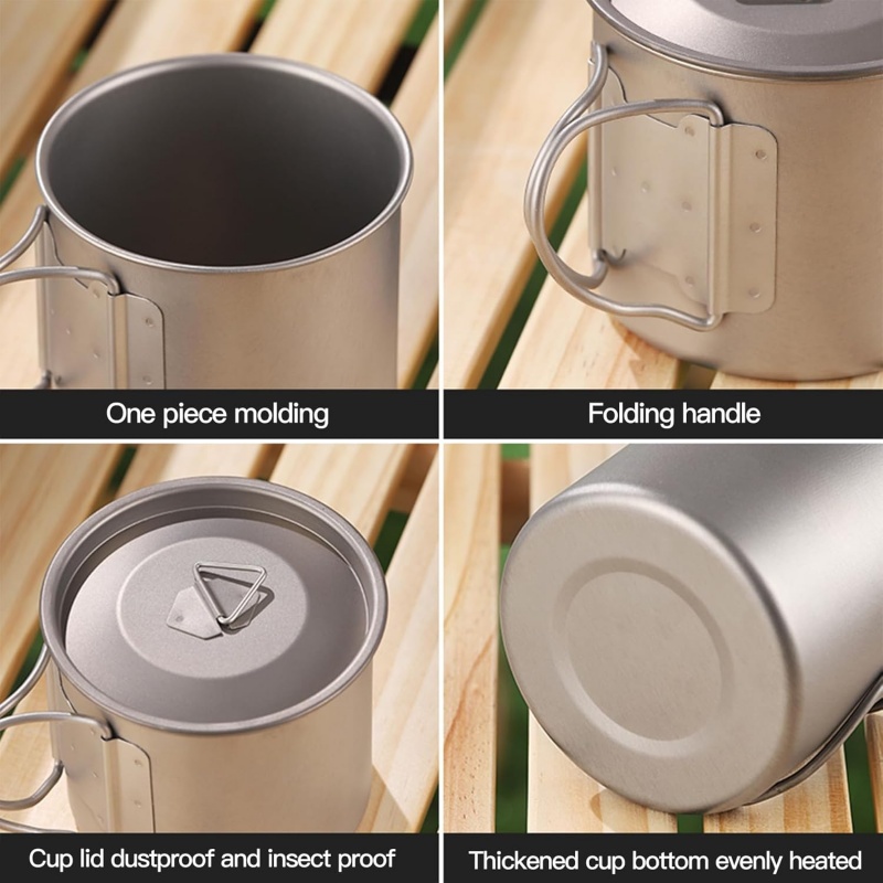 แก้วตั้งแคมป์ไทเทเนียมพร้อมที่ - Camping Cooking Unit บทวิจารณ์และราคา