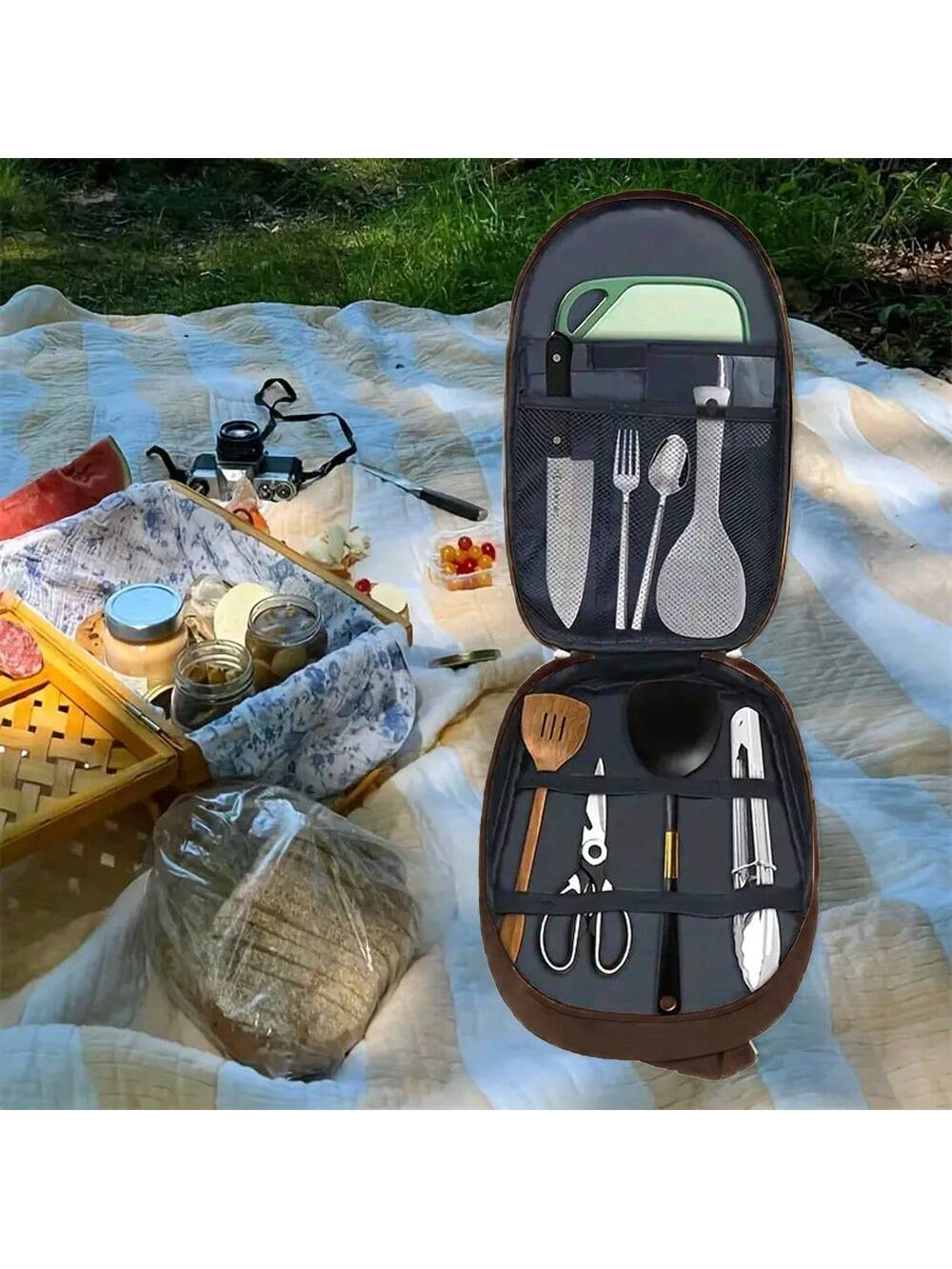 Outdoor Camping ถุงเก็บเครื่อง - Camping Cooking Container บทวิจารณ์และราคา