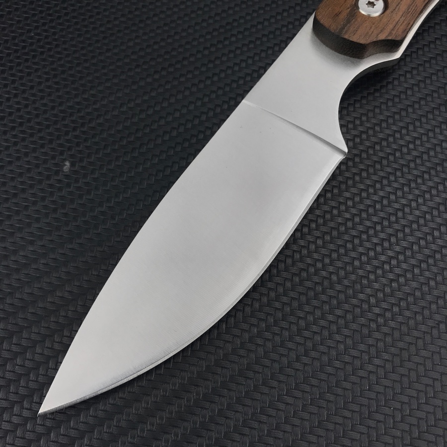 มีดทำมือ น้ำหนักเบา ด้ามไม้ ใบ - Camping Cooking Knife With Sheath บทวิจารณ์และราคา