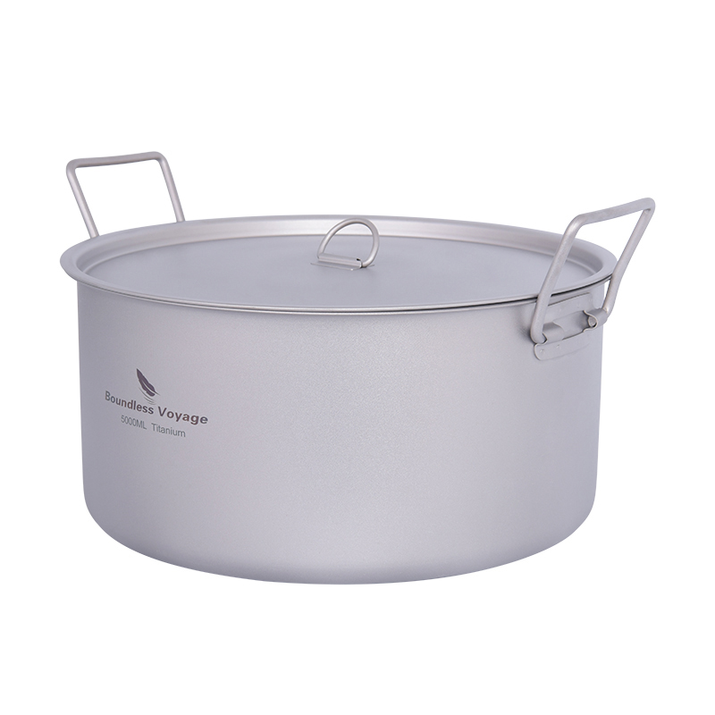หม้อไทเทเนียมไร้ขอบเขตการเดินท - Camping Cooking Gear บทวิจารณ์และราคา