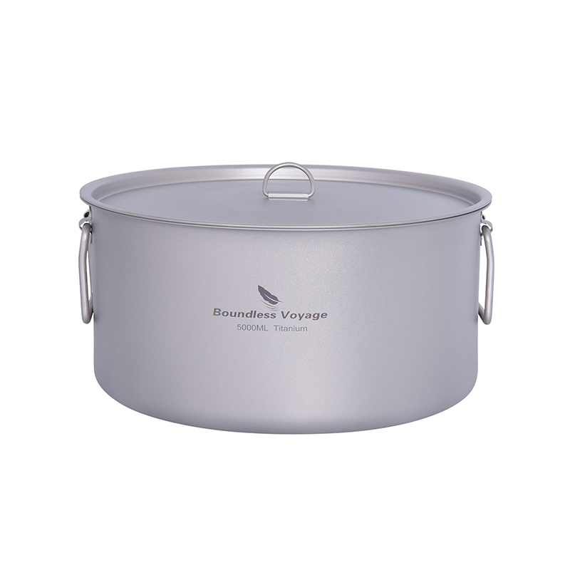หม้อไทเทเนียมไร้ขอบเขตการเดินท - Camping Cooking Gear บทวิจารณ์และราคา