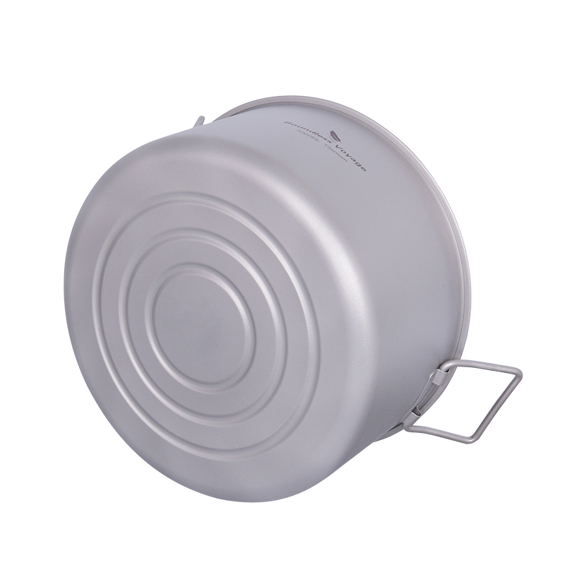 หม้อไทเทเนียมไร้ขอบเขตการเดินท - Camping Cooking Gear บทวิจารณ์และราคา