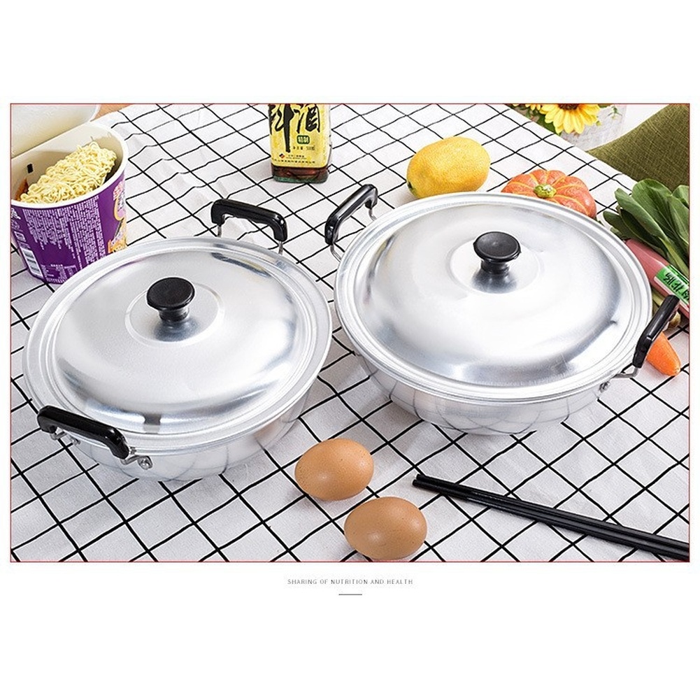 หม้อซุปอะลูมิเนียม 24 24 8 ซม. - Camping Cooking Noodles บทวิจารณ์และราคา