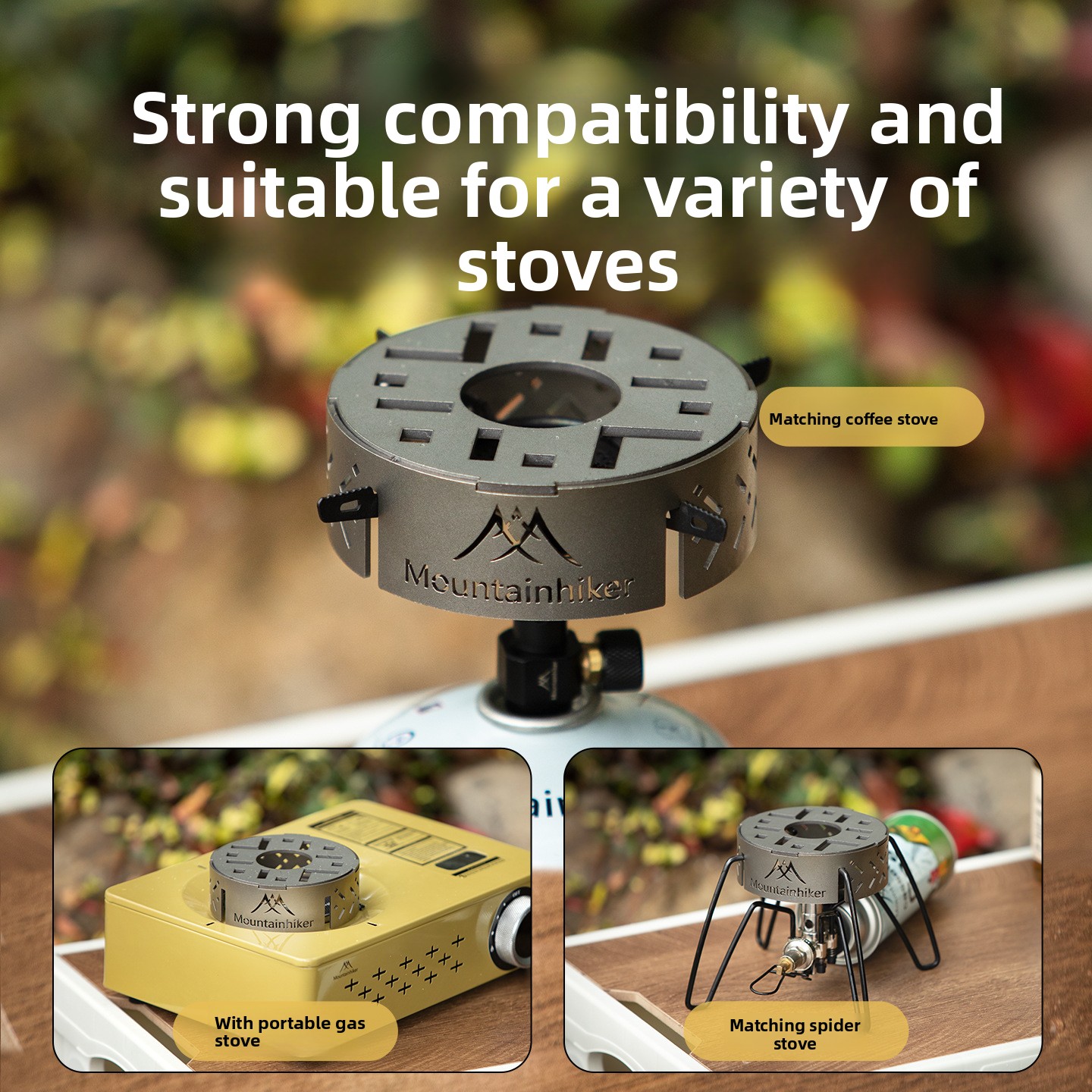 MOUNTAINHIKER เตาแก๊สแบบพกพาสำ - Camping Cooking Ring บทวิจารณ์และราคา
