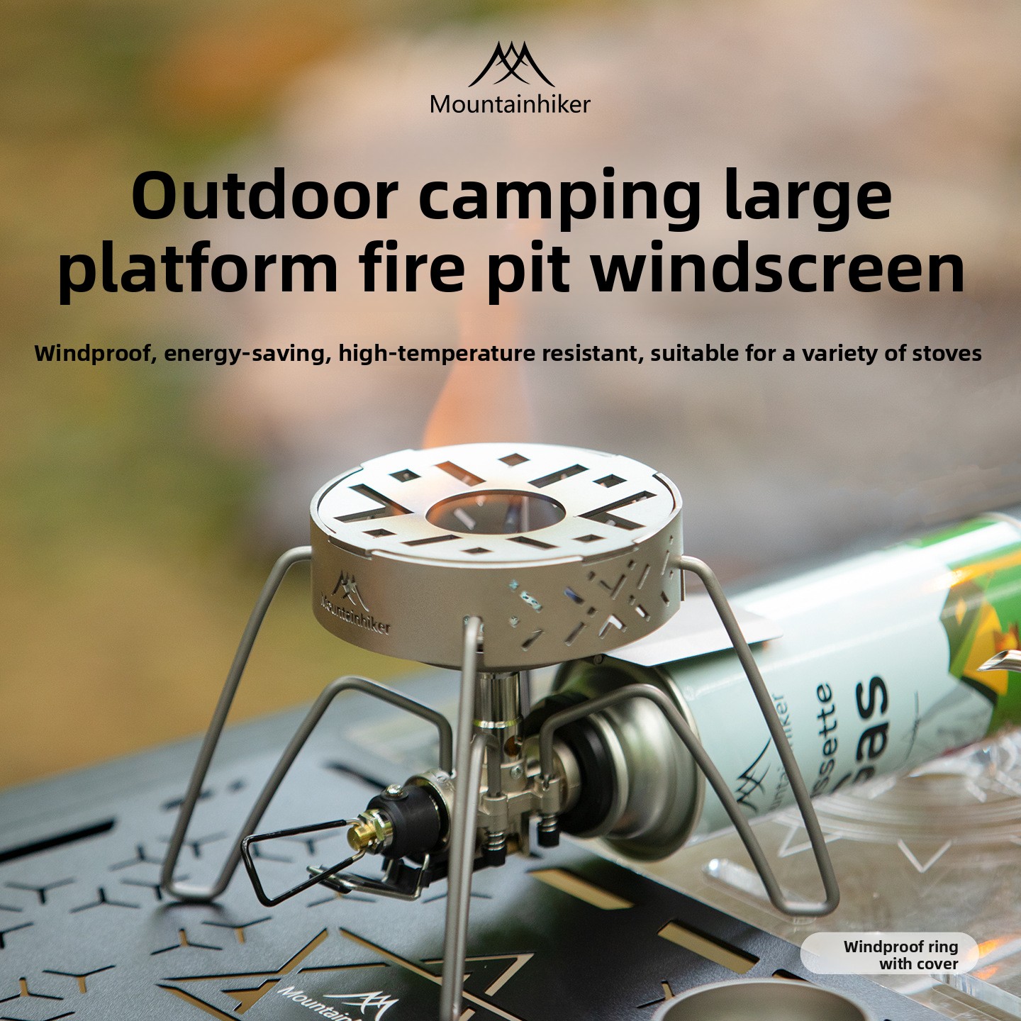 MOUNTAINHIKER เตาแก๊สแบบพกพาสำ - Camping Cooking Ring บทวิจารณ์และราคา