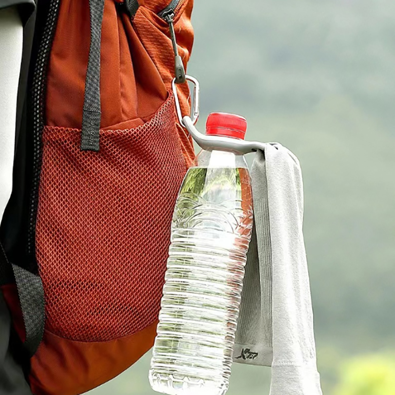 ที่ใส่กระบอกน้ำคาราบิเนอร์ตะขอ - Camping Cooking Hanger บทวิจารณ์และราคา
