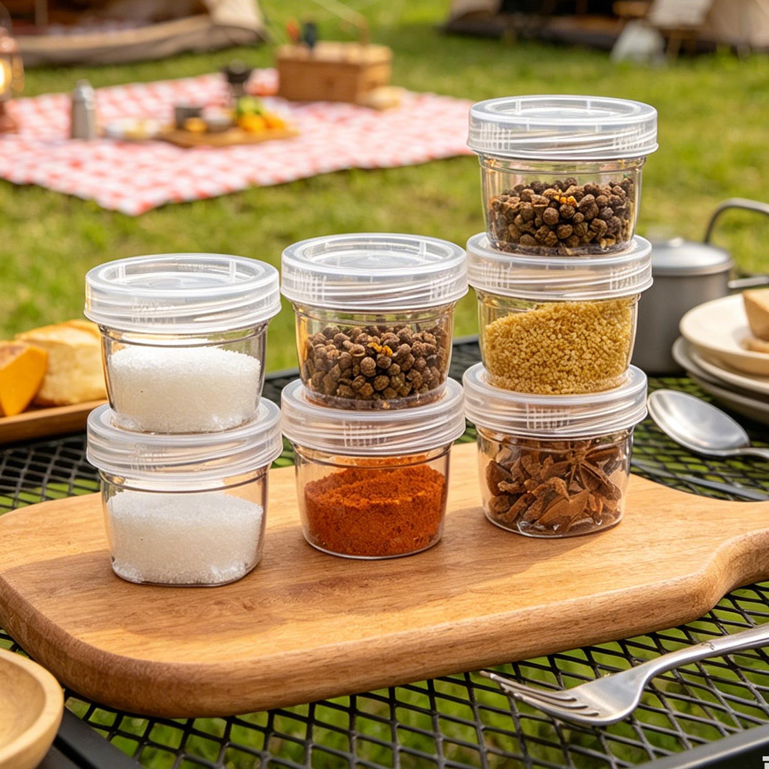 ชั้นวางเครื่องเทศแบบพกพาสำหรับ - Camping Cooking Container บทวิจารณ์และราคา