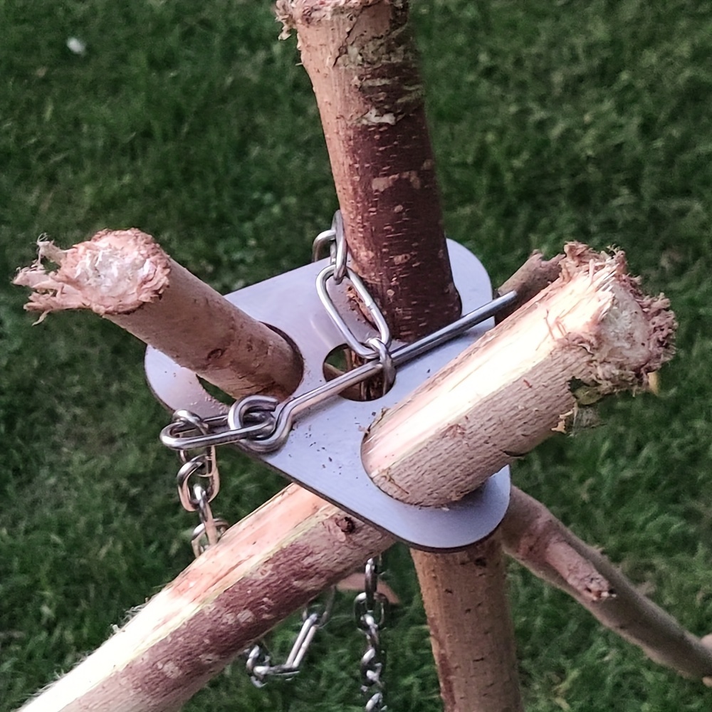 แบบพกพาที่ถอดออกได้กลางแจ้งบาร - Camping Cooking Hanger บทวิจารณ์และราคา