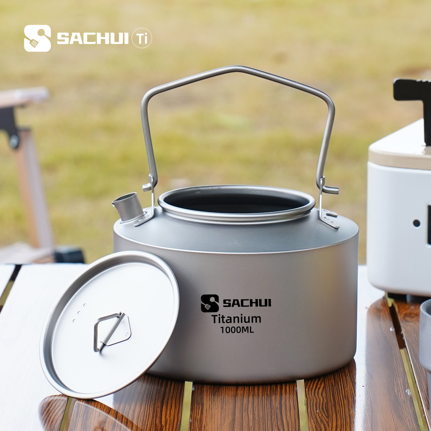กาต้มน้ำไทเทเนียมบริสุทธิ์ 100 - Camping Cooking Gear บทวิจารณ์และราคา