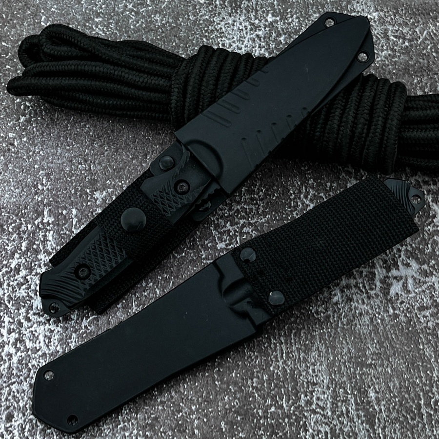 มีดตรงคุณภาพสูงสำหรับใช้งานกลา - Camping Cooking Knife With Sheath บทวิจารณ์และราคา