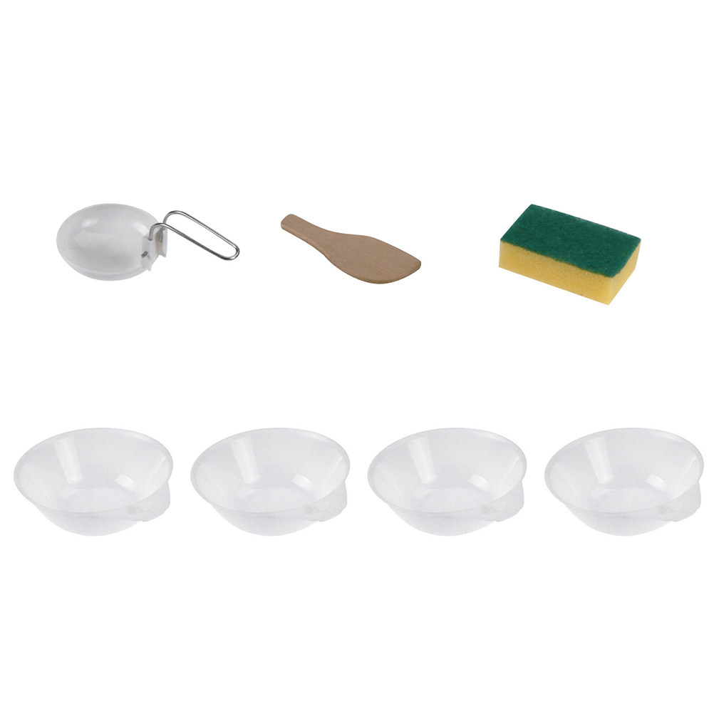 ชุดอุปกรณ์บนโต๊ะอาหารสำหรับตั้ - Camping Cooking Set Compact บทวิจารณ์และราคา