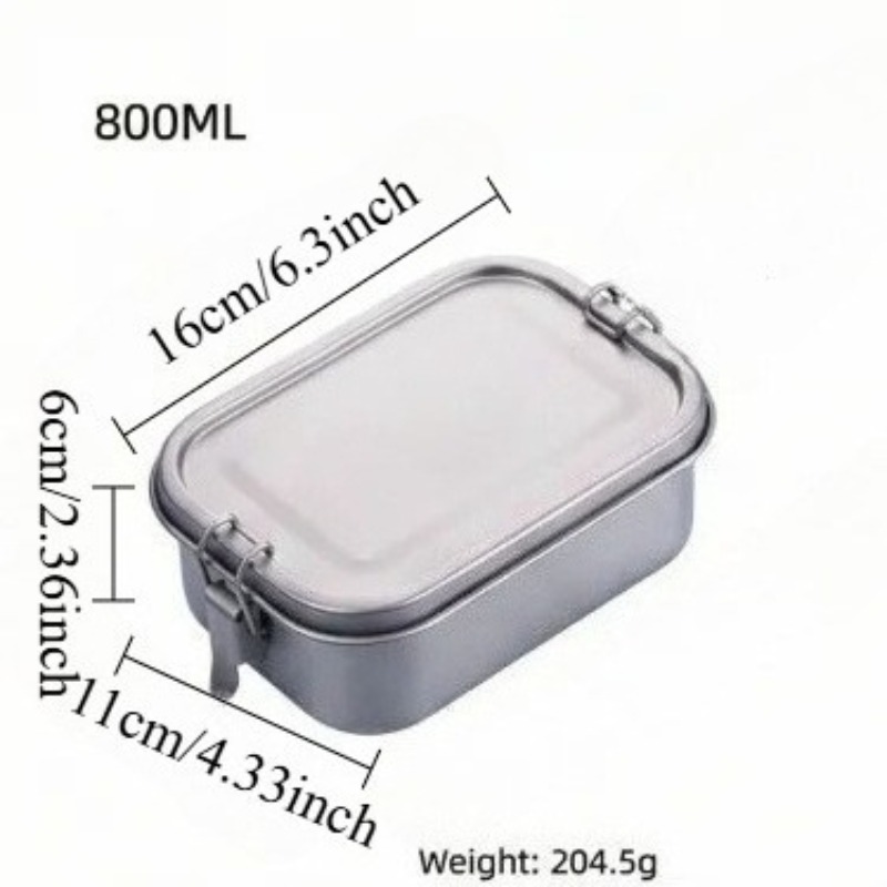 กล่องอาหารกลางวันสแตนเลสพร้อมฝ - Mess Kit Titanium บทวิจารณ์และราคา