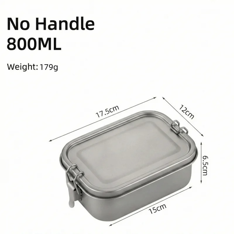 กล่องอาหารกลางวันสแตนเลสพร้อมฝ - Mess Kit Titanium บทวิจารณ์และราคา