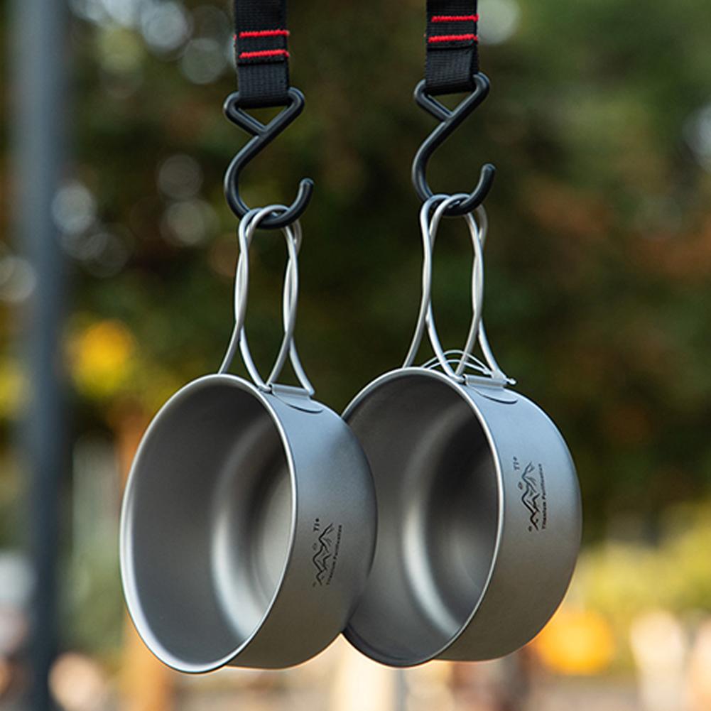 หม้อตั้งแคมป์ไทเทเนียมน้ำหนักเ - Camping Cooking Noodles บทวิจารณ์และราคา
