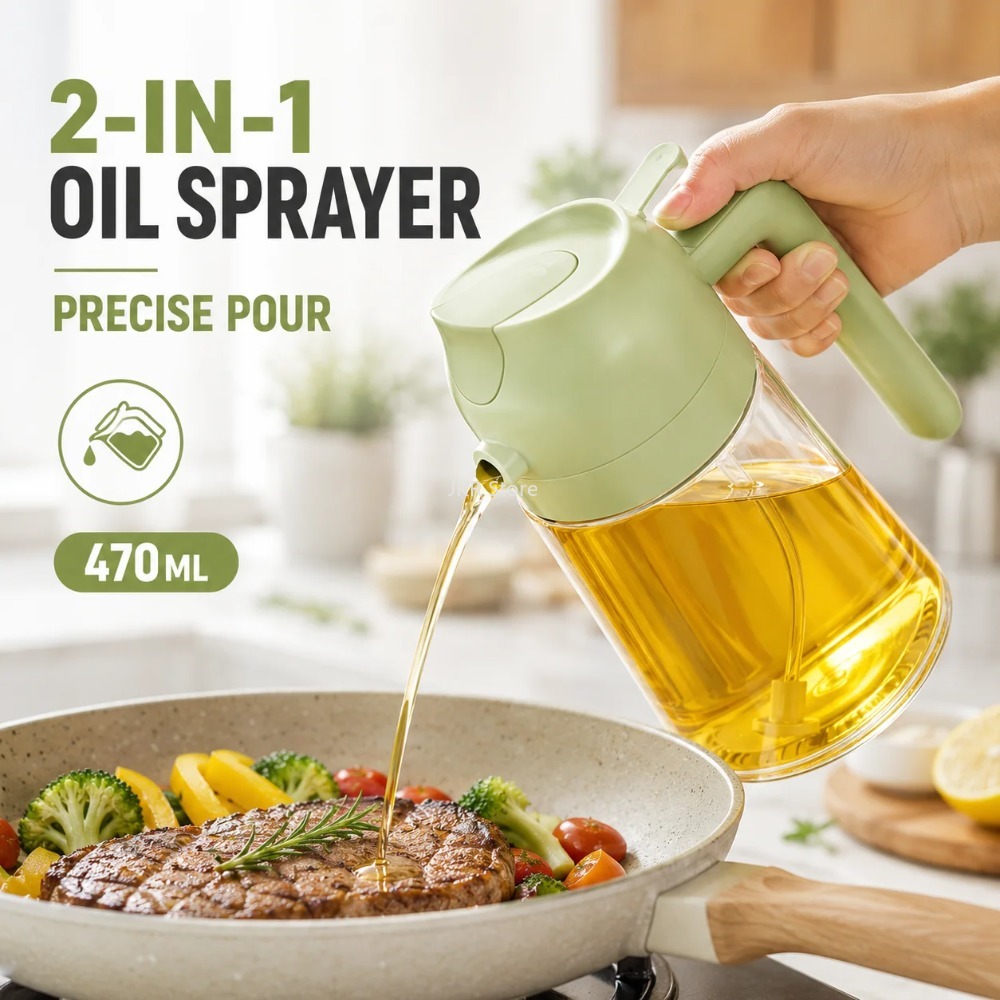 ขวดสเปรย์น้ำมันมะกอก 2 in 1 ขน - Camping Cooking Oil Bottle บทวิจารณ์และราคา