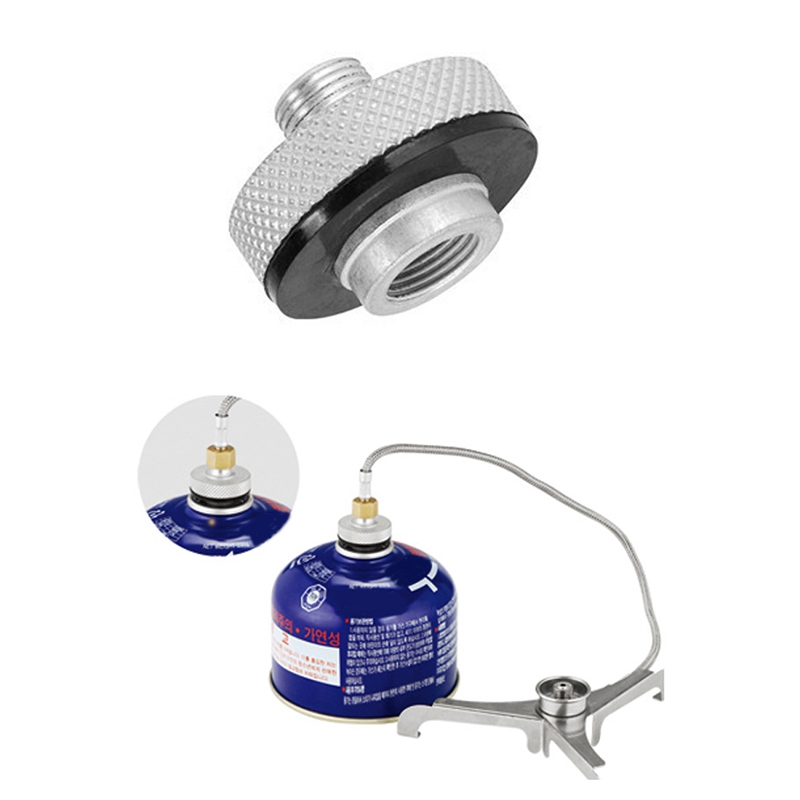 อะแดปเตอร์เตาแก๊สแบบพกพาสำหรับ - Camping Cooking Gas Stove Portable Tool บทวิจารณ์และราคา