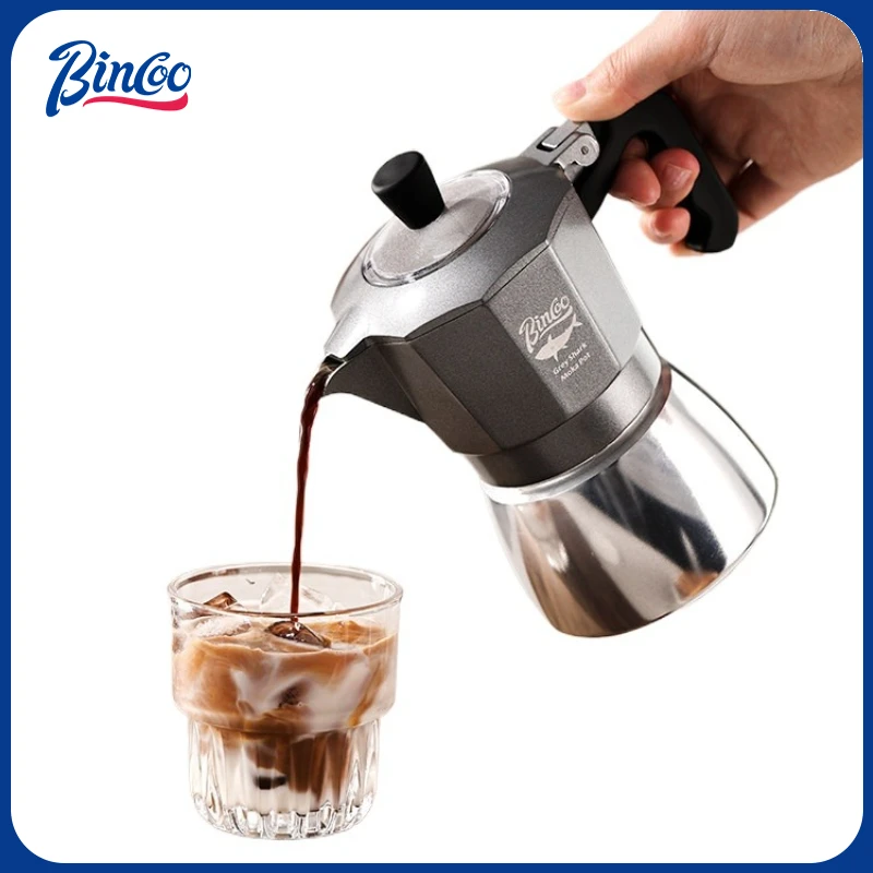 หม้อกาแฟโมก้าพอต Bincoo 2 ถ้วย - Camping Cooking Gear บทวิจารณ์และราคา