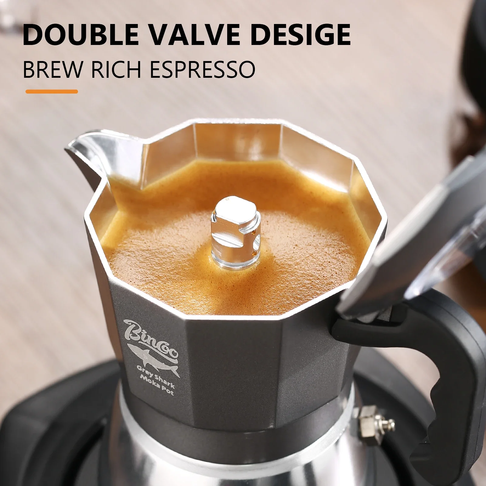 หม้อกาแฟโมก้าพอต Bincoo 2 ถ้วย - Camping Cooking Gear บทวิจารณ์และราคา