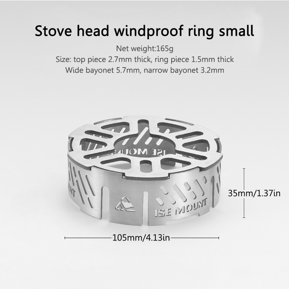 เตากระจกหน้ารถเตาตั้งแคมป์กลาง - Camping Cooking Ring บทวิจารณ์และราคา