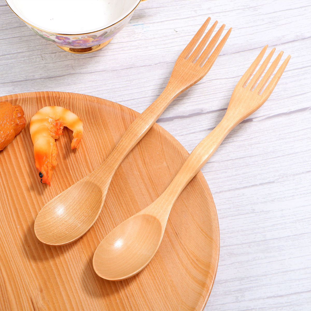 ชุดช้อนส้อมไม้ไผ่สำหรับเด็ก 2  - Camp Spork Set บทวิจารณ์และราคา