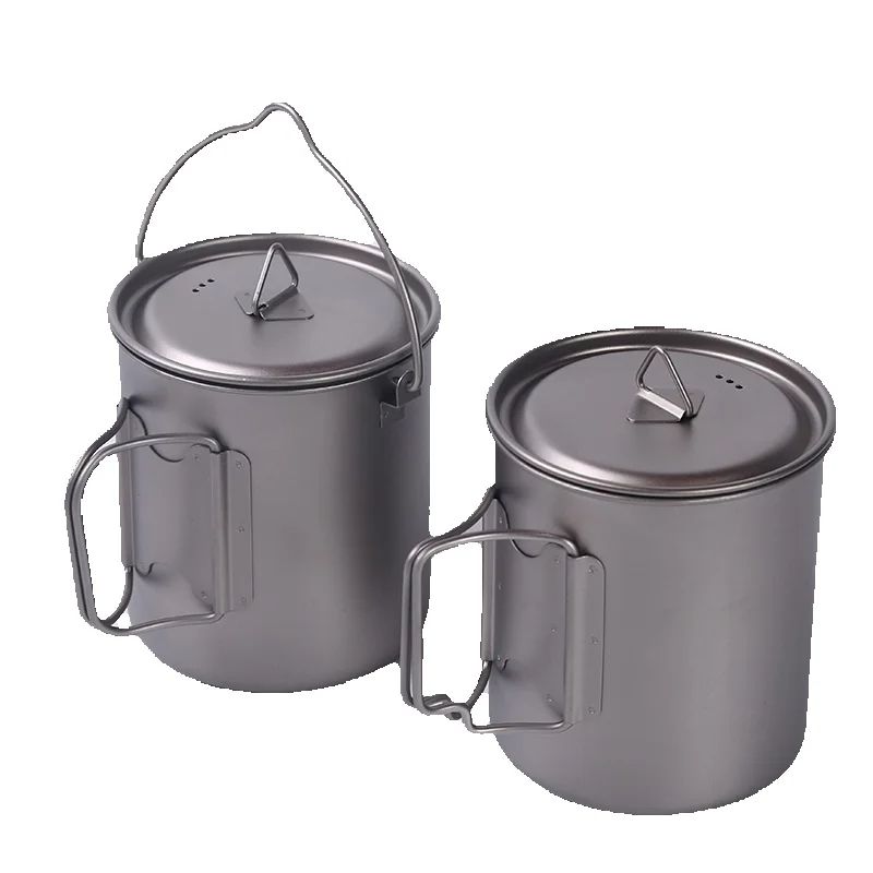 แคมป์ปิ้งถ้วยไทเทเนียม 450ml 5 - Camping Cooking Gear บทวิจารณ์และราคา