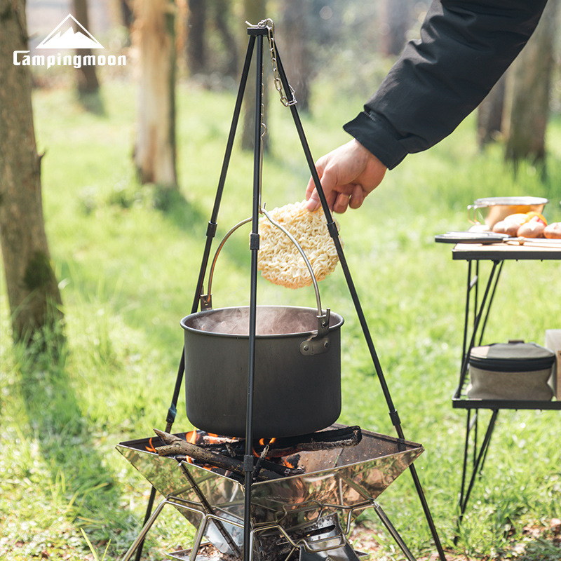 เตาปิ้งย่างสำหรับตั้งแคมป์กลาง - Camping Cooking Hanger บทวิจารณ์และราคา