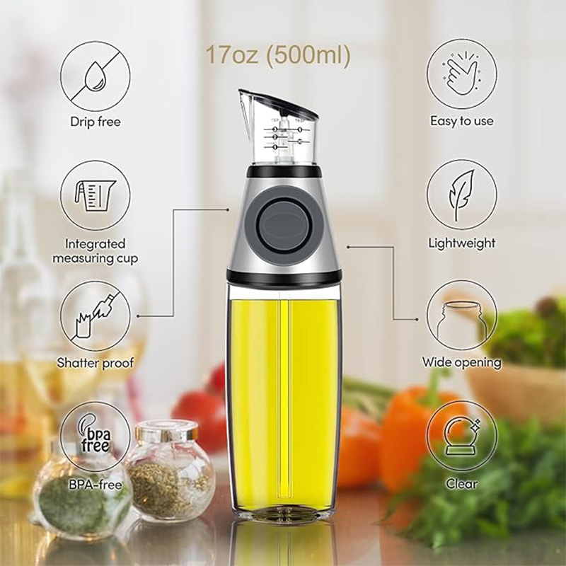 ขวดเครื่องจ่ายน้ำมันทำจากแก้วท - Camping Cooking Oil Bottle บทวิจารณ์และราคา