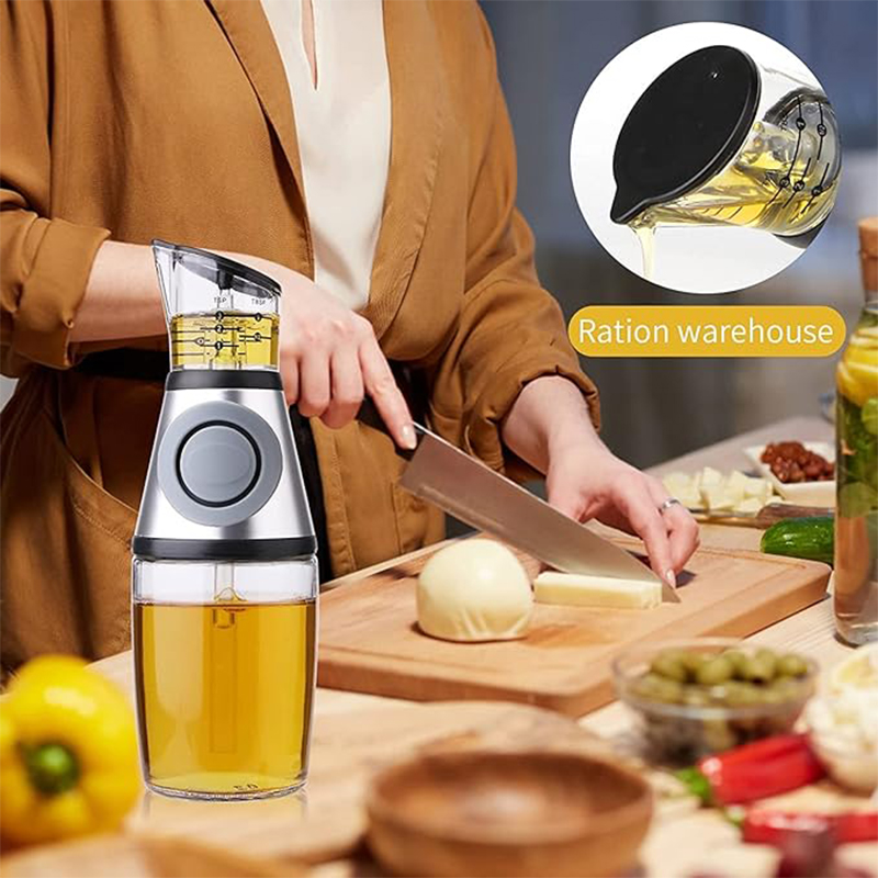 ขวดเครื่องจ่ายน้ำมันทำจากแก้วท - Camping Cooking Oil Bottle บทวิจารณ์และราคา