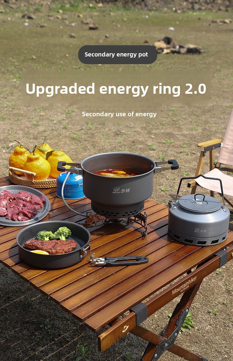 ชุดอุปกรณ์ปิกนิกกลางแจ้งแบบพกพ - Camping Cooking Meals บทวิจารณ์และราคา