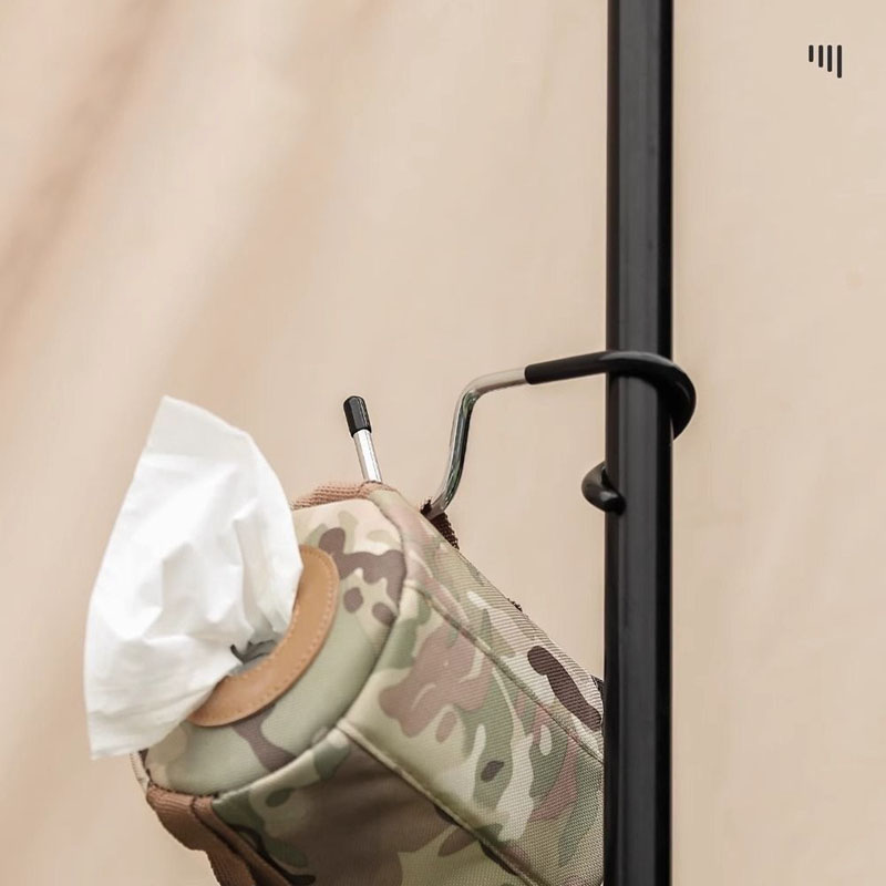 ตะขอแขวนโคมไฟสแตนเลสแบบพกพาสำห - Camping Cooking Hanger บทวิจารณ์และราคา