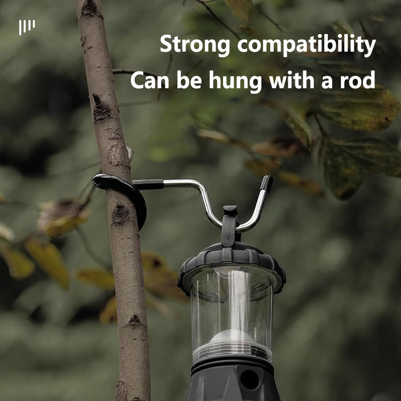 ตะขอแขวนโคมไฟสแตนเลสแบบพกพาสำห - Camping Cooking Hanger บทวิจารณ์และราคา