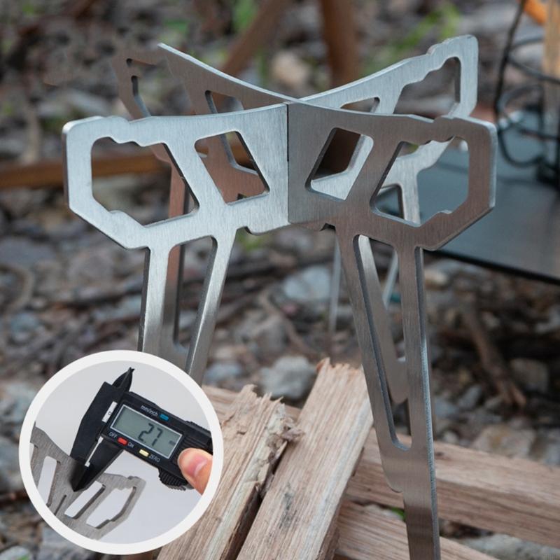 ฐานเตาแคมป์ 55kd สำหรับการทำอา - Camping Cooking Pot Tripod บทวิจารณ์และราคา
