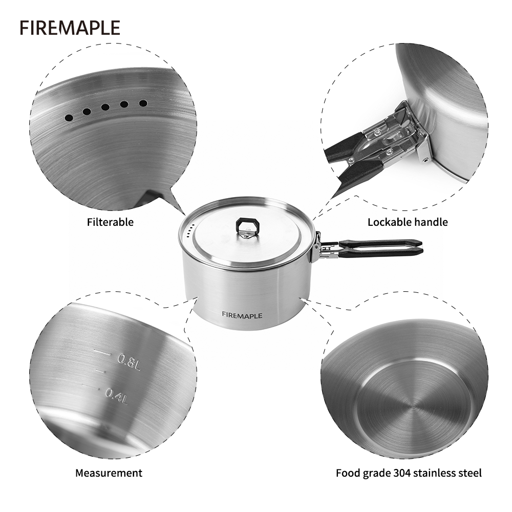 Fire Maple เครื่องครัวเดินป่า  - Camping Cooking Set Compact บทวิจารณ์และราคา