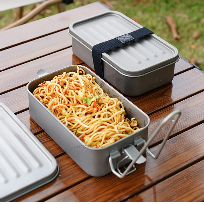 กล่องอาหารกลางวันสี่เหลี่ยมไทเ - Mess Kit Titanium บทวิจารณ์และราคา