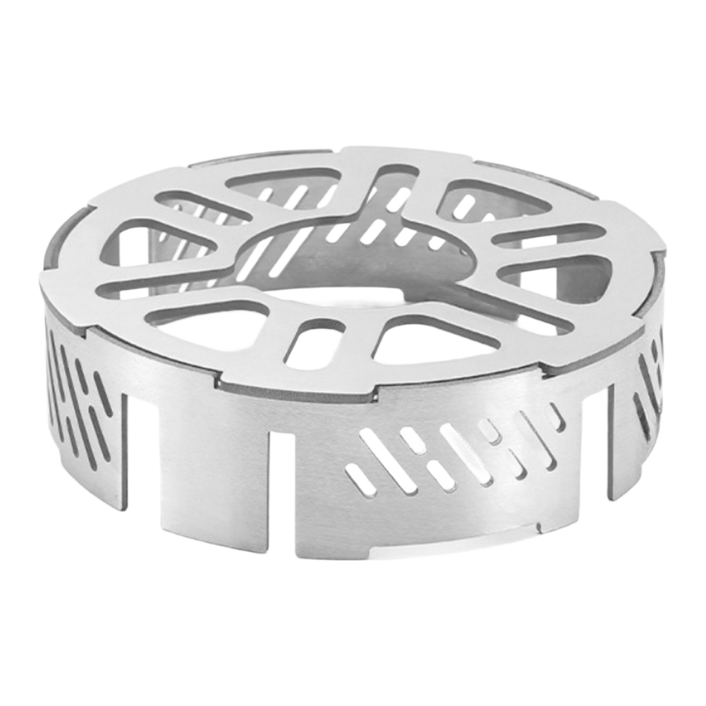 วงแหวนกันลมสแตนเลสสำหรับเตาแคม - Camping Cooking Ring บทวิจารณ์และราคา