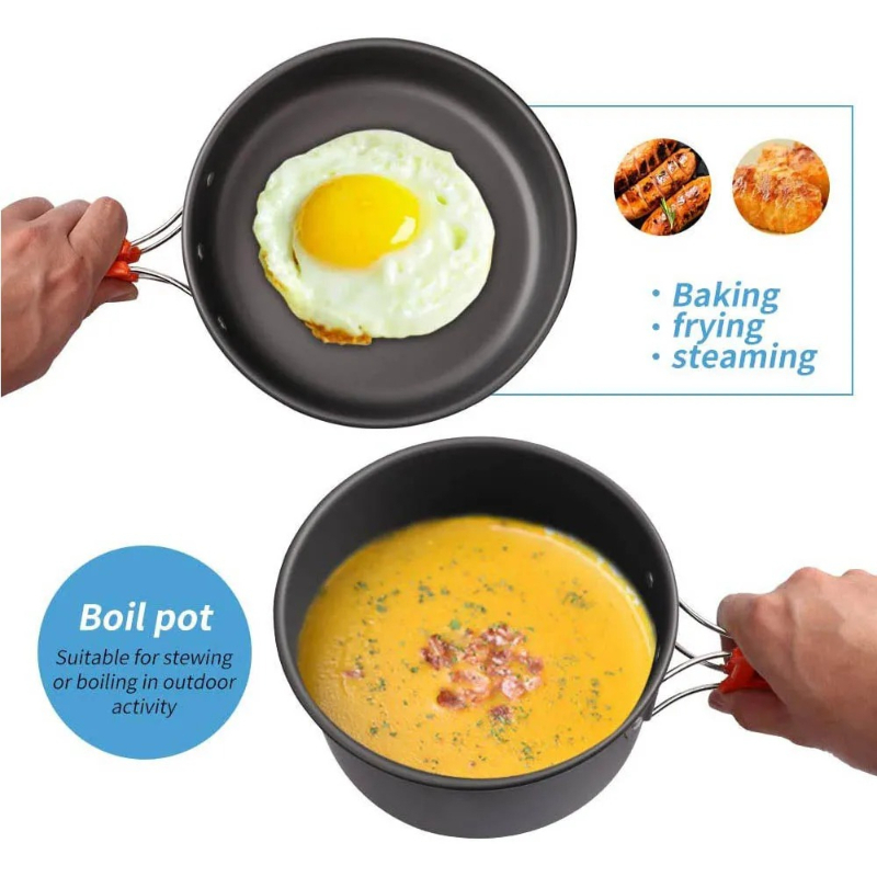 ชุดทำอาหารสำหรับตั้งแคมป์, ชุด - Camping Cooking Utensil Set บทวิจารณ์และราคา
