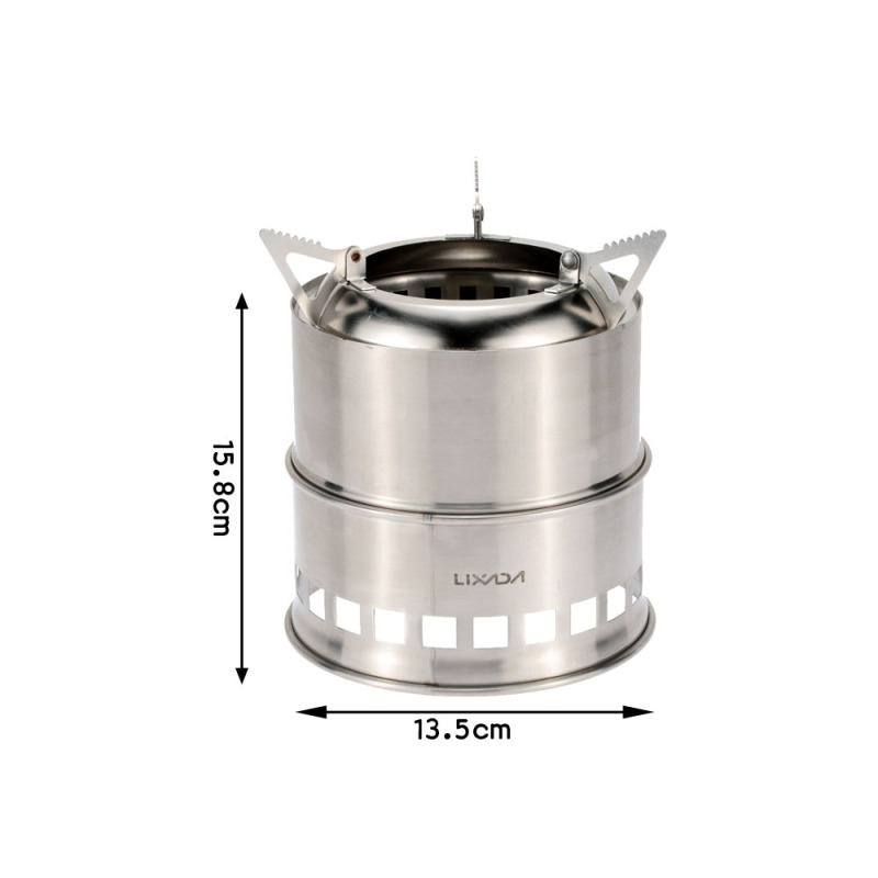 Lixada เตาไม้สแตนเลสสำหรับตั้ง - Camping Cooking Alcohol บทวิจารณ์และราคา