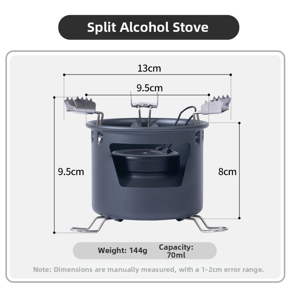 เตาพับได้ขนาดเล็กสำหรับตั้งแคม - Camping Cooking Alcohol บทวิจารณ์และราคา